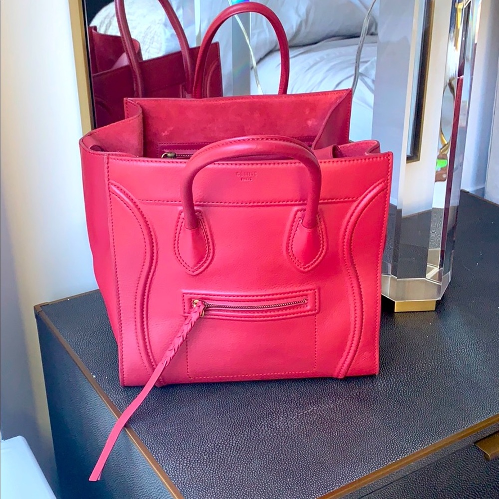 AUTHENTIC Celine Mini Luggage handbag